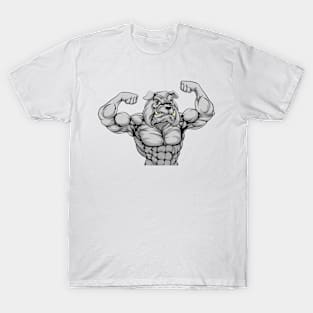 jacked bull dog T-Shirt